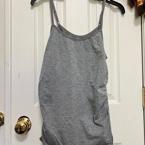 Sonoma Gray Fitted Camisole Maternity Top